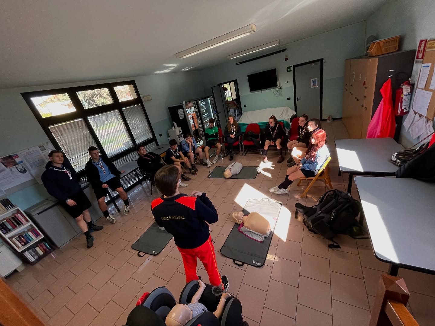 Immagine di un corso di primo soccorso